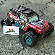 Монстр трак на радіоуправлінні DISRAPTOR-SKELETON Green | Машинки на пульті управління | Джип на радіокеруванні, фото 3