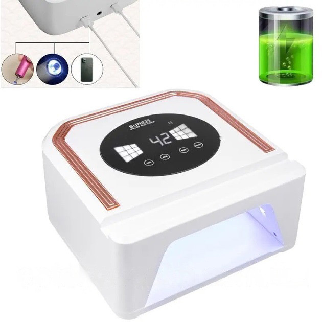 Лампа для манікюру UV LAMP SUN Y31, Манікюрна лед лампа для KB-686 полімеризації гель-лаків