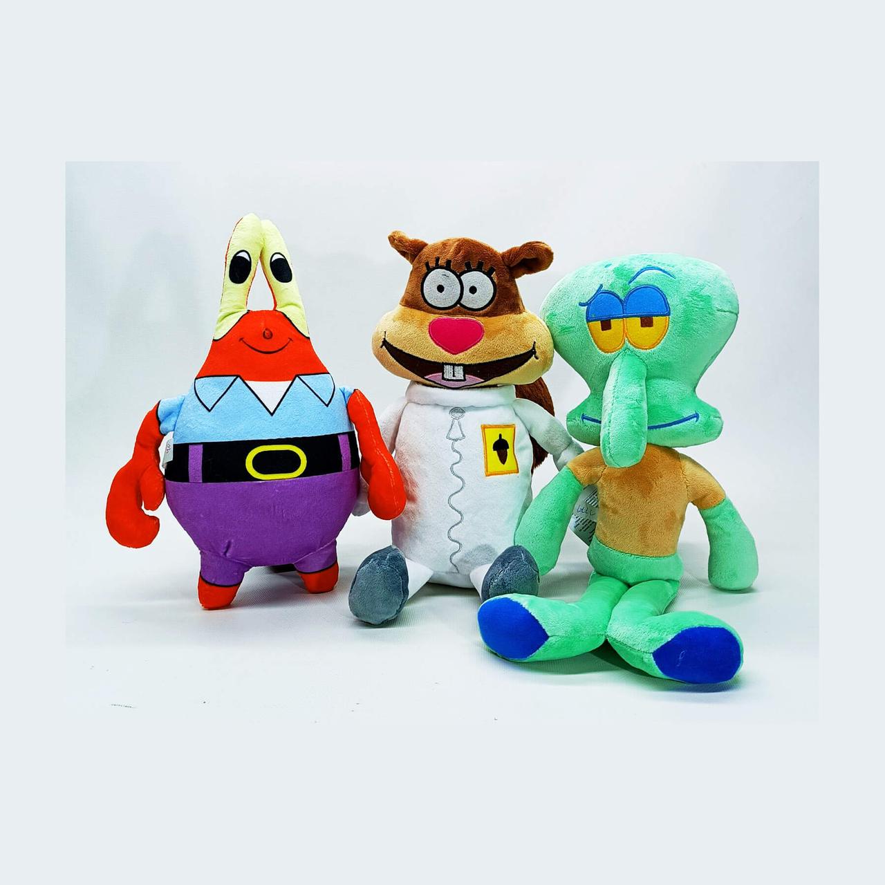 Набір м'яких іграшок Star toys «Спанч Боб і друзі» 3 персонажі 6756576-22