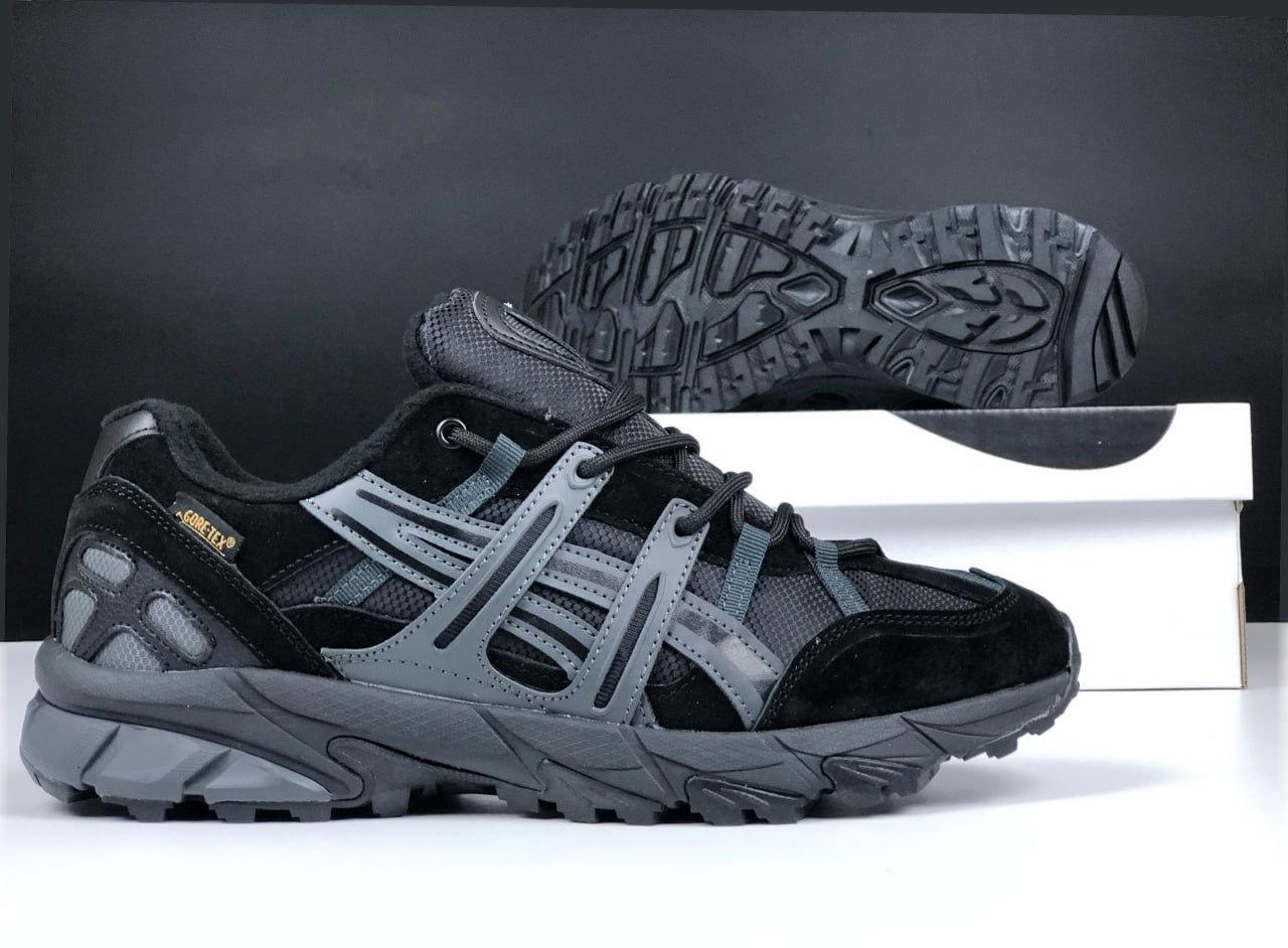 Чоловічі зимові Термо кросівки Asics Gel-Sonoma 15-50 gtx termo Асікс Гель Сонома Гортекс сірі теплі осінь зима