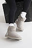 Зимові Жіночі Черевики UGG Classic Mini Zip Chromium Ligth Grey / УГГ Класік Міні Зіп Хроміум Світло Сірі, фото 8