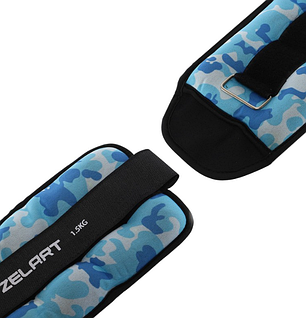 Обтяжувачі-манжети для рук та ніг Zelart 2x1,5кг для підвищення ефективності тренувань, фото 2