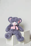 Ведмедик м'яка іграшка 100 см Хохотун сірий М'яка іграшка ведмідь плюшевий ведмедик на подарунок, фото 3
