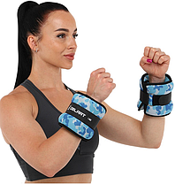 Обтяжувачі-манжети для рук та ніг Zelart 2x1,5кг для підвищення ефективності тренувань, фото 4