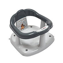 Стільчик крісло для купання дитини на присосках Maltex Minimal, Pony, сірий