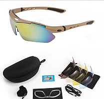 Окуляри тактичні захисні Oakley койот
