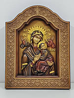 Икона Божьей Матери Неустанной Помощи, икона из дерева 32х25см