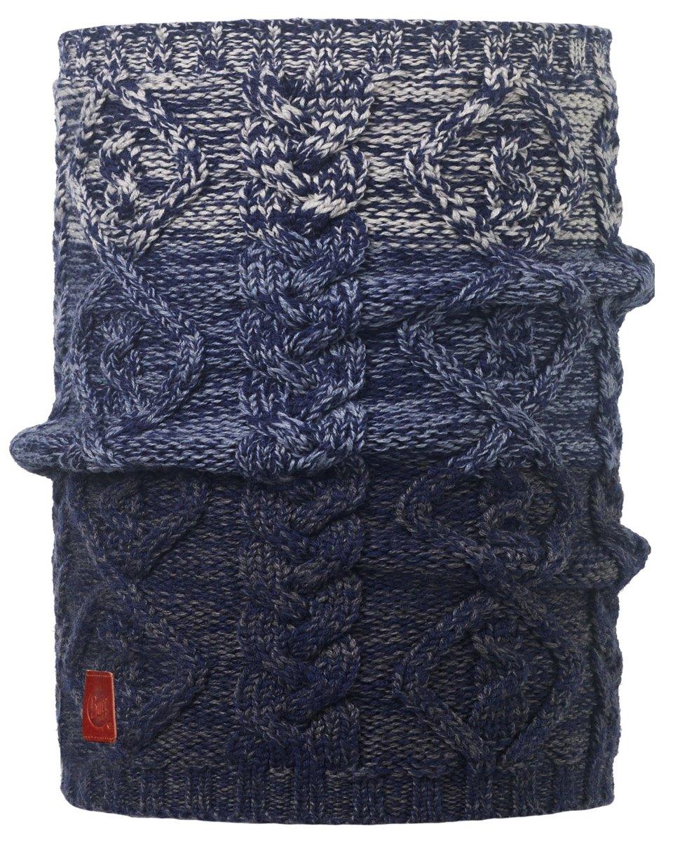 Вовняний шарф-снуд Buff Knitted Neckwarmer Comfort Nuba (Medieval Blue)