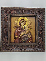Икона Божьей Матери Неустанной Помощи, икона из дерева 50х50см