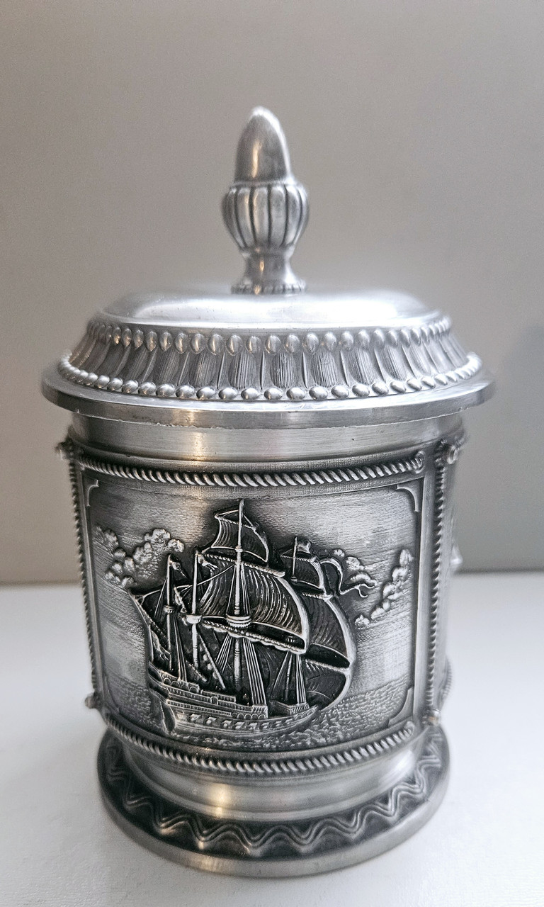 Олов'яна цукерка скринька Корабель, фото 1