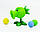 Іграшка Горохостріл Повторювач Plants vs Zombies 10 см (01084), фото 3