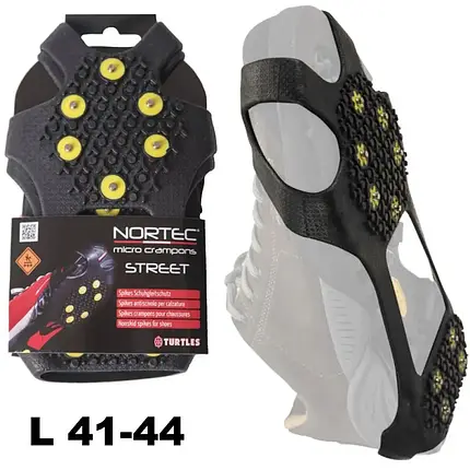 Універсальні льодоступи Nortec Street (Black), L (41-44), фото 1