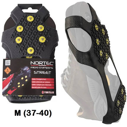 Універсальні льодоступи Nortec Street (Black), M (37-40), фото 1