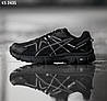 Чоловічі зимові термо кросівки Asics Gel kahana 8 Black Асікс Гель Кахана 8 чорні шкіра єврозима, фото 9