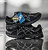 Чоловічі зимові термо кросівки Asics Gel kahana 8 Black Асікс Гель Кахана 8 чорні шкіра єврозима, фото 11