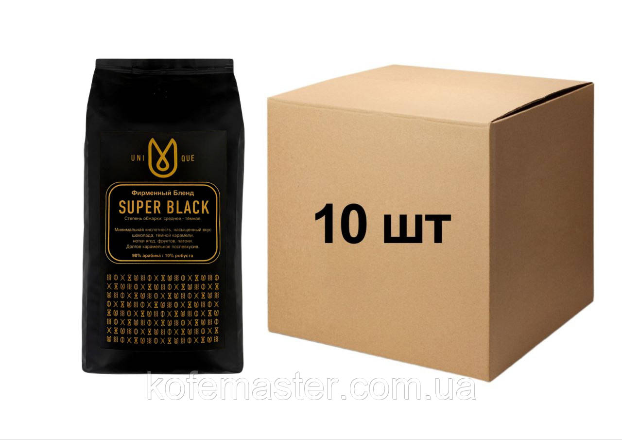 Кава оптом Super Black, зернова, 10 кг