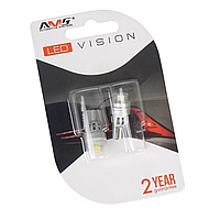 LED лампа автомобільна AMS Vision V2 T10 (W5W) 12V 2smd 5500K (Комплект 2шт)