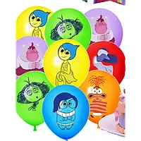 Набір повітряних куль Думками навиворіт Inside Out 18 штук для свята