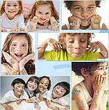 Набір тимчасових перекладних татуювання Капібара татуювання для дітей 5 аркушів Chuangmei, фото 3