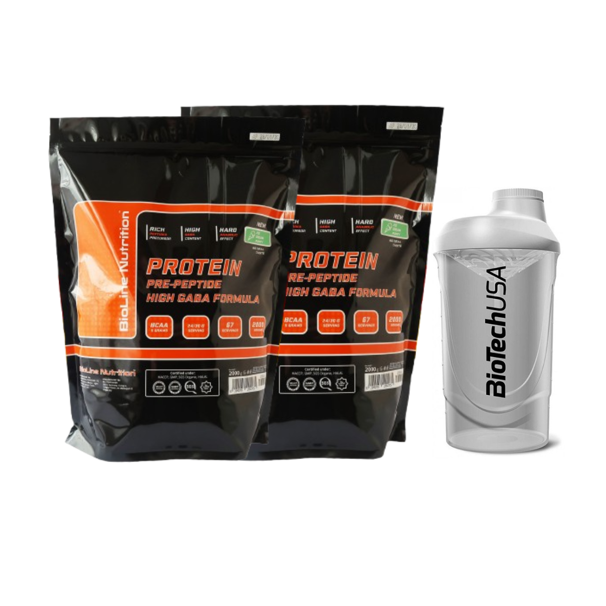 Сироватковий протеїн 80% BioLine Nutrition (4 кг) + шейкер 600 мл у подарунок, фото 1