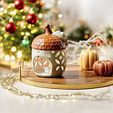 Керамічний свічник Жолудь, фото 3