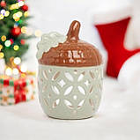 Керамічний свічник Жолудь, фото 2