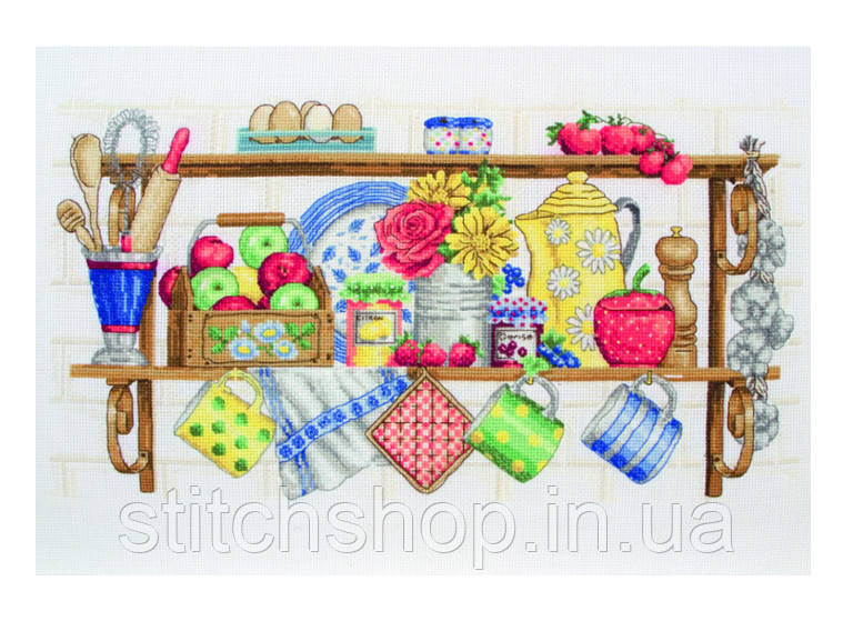 PCE757" кухонна полиця (The kitchen shelf)" ANCHOR. Набір для вишивання ниткою