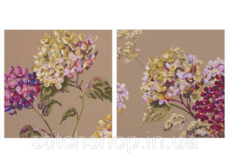 1047 Quiet Time - Hydrangea. Набір для вишивання ниткою