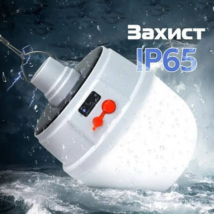 Ліхтар прожектор переносний JD-2022, Лампа для кемпінгу підвісна акумуляторна, NR-455 Кемпінгове освітлення, фото 1