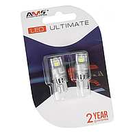 LED лампа автомобільна AMS Ultimate U3 T10 (W5W) 12V 3smd 5500K Canbus (Комплект 2шт)