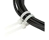 Стяжка нейлонова 5х300 мм, біла, фото 4