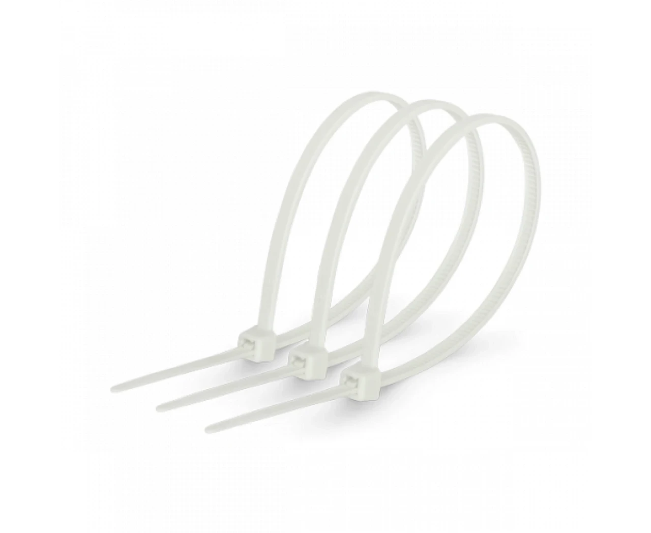 Стяжка нейлонова 5х200 мм, біла, фото 1