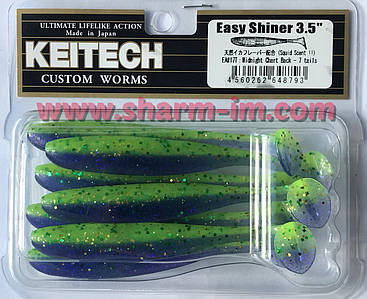 Силікон Keitech Easy Shiner 3.5" (7 шт./уп.) 90 мм