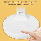 Настільна лампа акумуляторна з підставкою для телефону USB BL 3201, фото 3