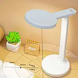 Настільна лампа акумуляторна з підставкою для телефону USB BL 3201, фото 4