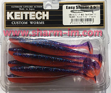 Силікон Keitech Easy Shiner 3.5" (7 шт./уп.) 90 мм
