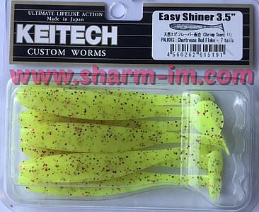 Силікон Keitech Easy Shiner 3.5" (7 шт./уп.) 90 мм