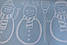 Новорічний набір наклейок Сніговики декор вікон та стін Новий рік 3 шт. Happy Pocket Набір S матовий Білий, фото 6