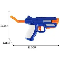 Тир дитячий повітряний з пістолетом та мішенню 8819C в коробці, фото 3