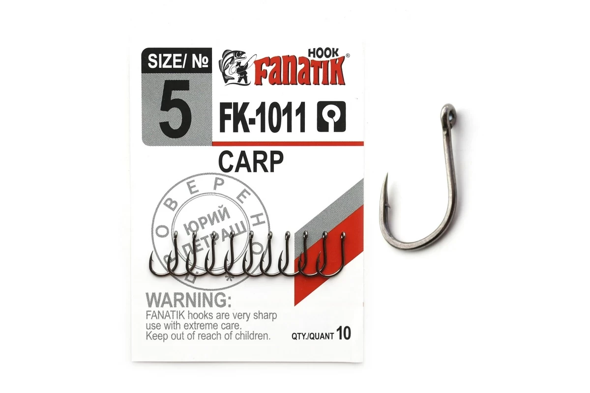 Крючок Fanatik Carp FK-1011 #5, фото 1