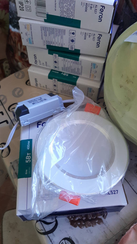 Feron AL527 5W 4000K точковий світильник (корпус-білий) - фото покупців 1