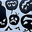 Наклейки для Геловіна Гарбузи кажани Happy Halloween вініл самоклейка Happy Pocket Набір S чорний матовий, фото 7