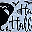 Наклейки для Геловіна Гарбузи кажани Happy Halloween вініл самоклейка Happy Pocket Набір S чорний матовий, фото 6