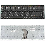 Клавіатура для ноутбука LENOVO (G580, G585, N580, N585, Z580, Z585) rus, black, black frame, фото 3