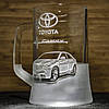 Пивний келих з гравіюванням автомобіля Toyota Camry 40 Тойота Камрі - подарунок для автомобіліста, фото 3