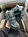 Жіночі кросівки Адідас Adidas Niteball High Black Green White Winter (міх) ALL18997, фото 9