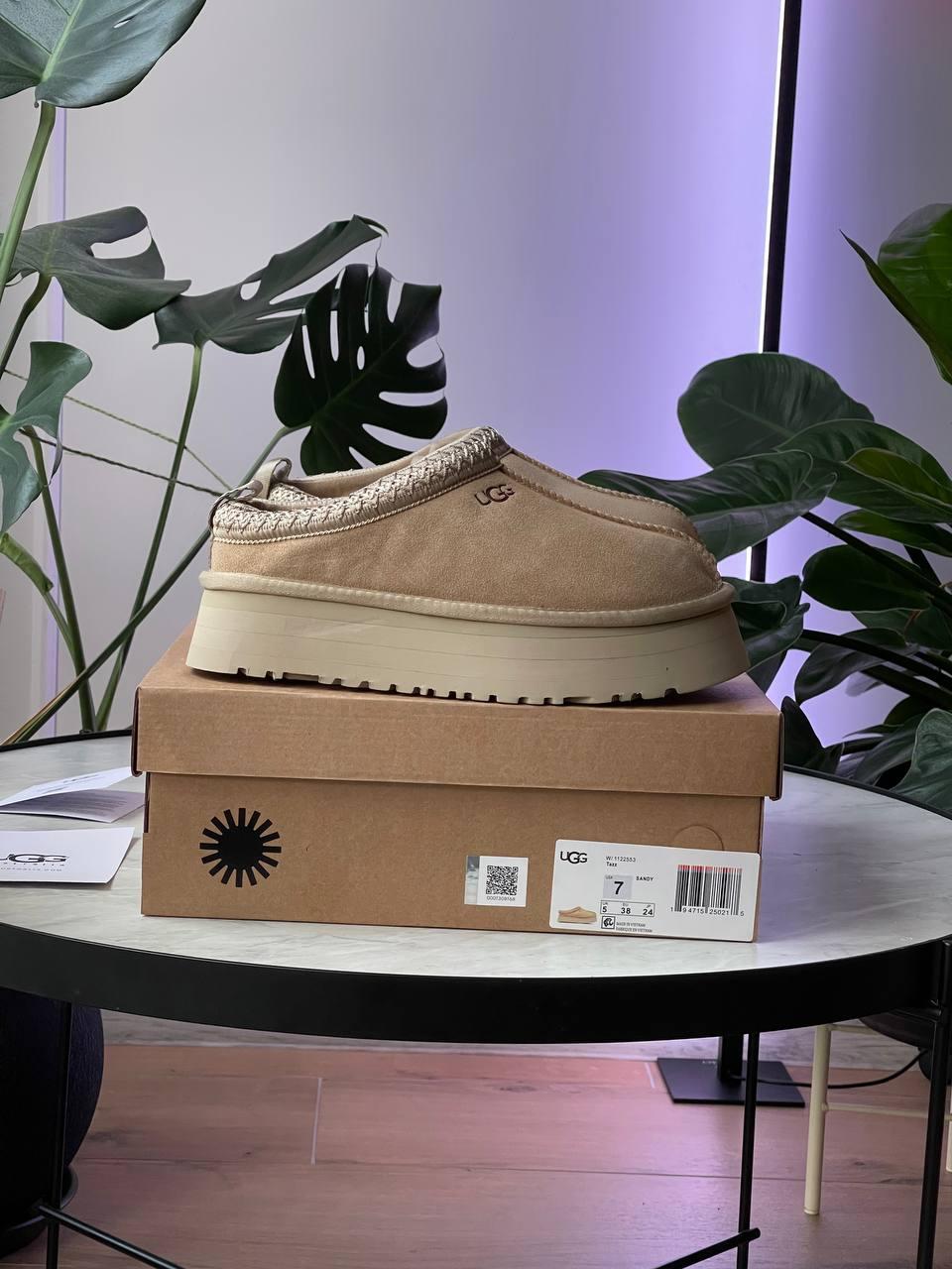 Жіночі уги UGG Tazz Slipper Sand 1122553-SAN