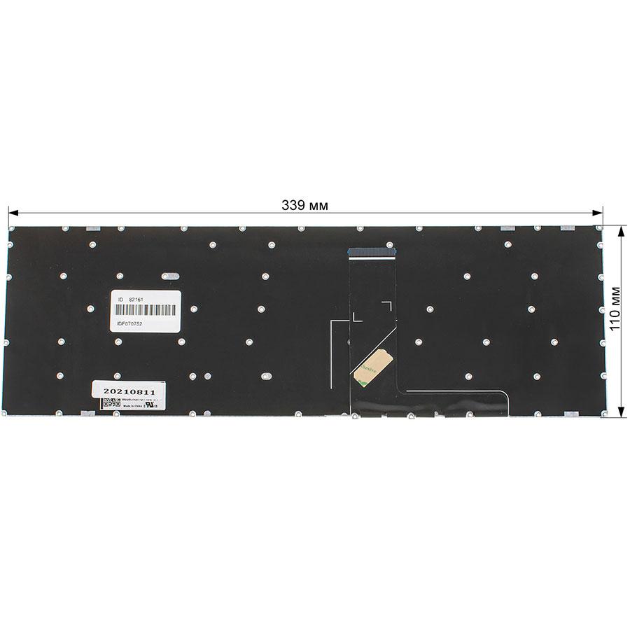 Клавіатура для ноутбука LENOVO (IdeaPad: 320-15 series) rus, onyx black, без фрейма (оригінал)