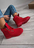 Жіночі черевики Тімберленд Timberland Classic Boots Bordo (термо), фото 4