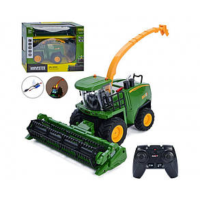 Комбайн на радіокеруванні 6605 з парою, світлом та звуком у коробці, фото 1